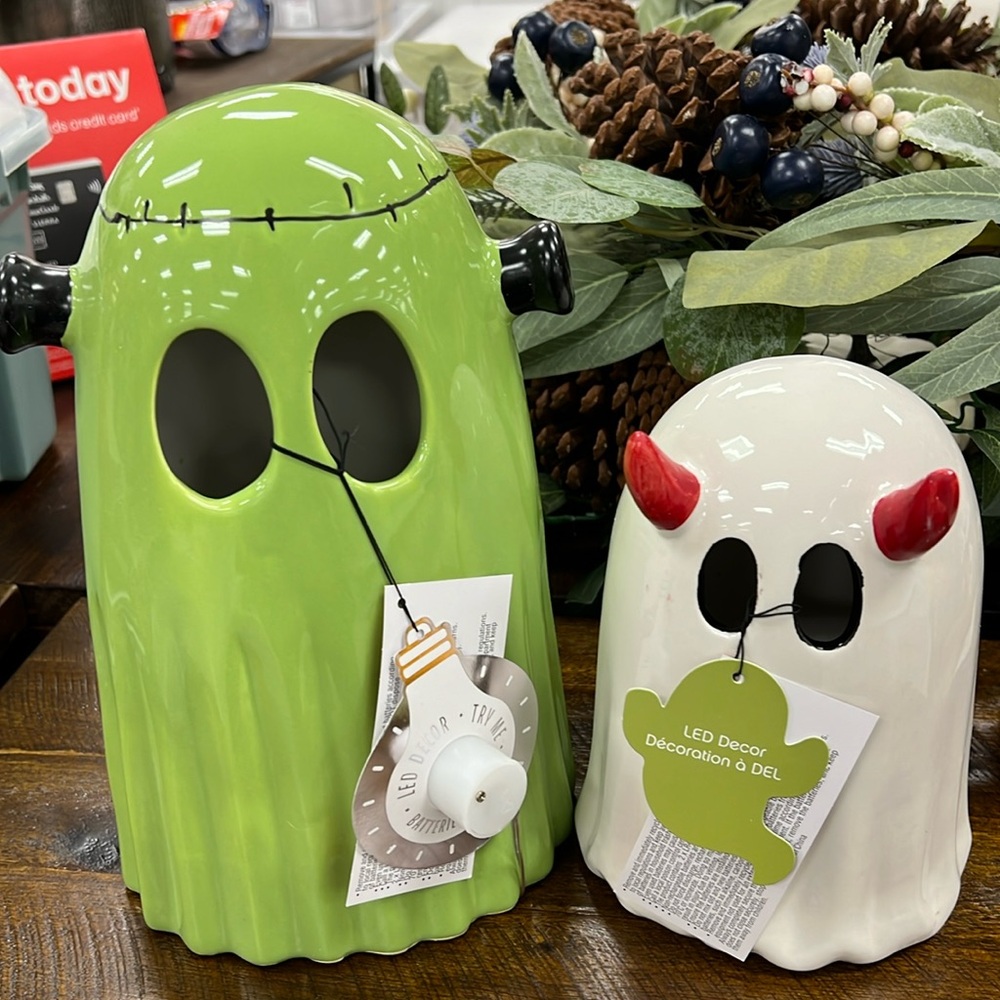 Led Goblin & Ghoul white ghost & Green